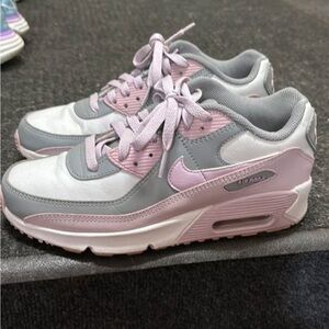 Nike Women's Sneakers - Light Pink and Gray